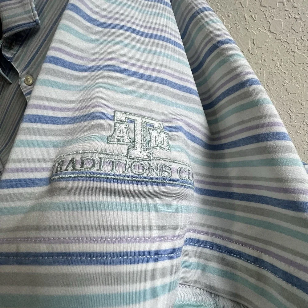 Peter Millar Summer Comfort Golf Shirt Polo Men L‎ Performance Tradition Club